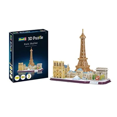 Immagine di Revell Skyline di Parigi 3D Puzzle, Colore Multi Colour, 00141