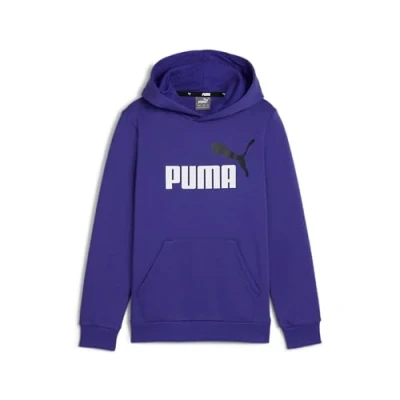 Immagine di Puma COL BIG LOGO Felpa con cappuccio per bambini, Taglia: 110, Lapis lazuli