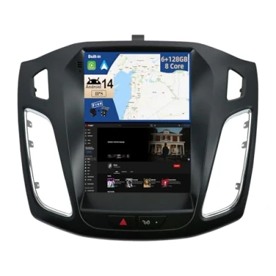 Immagine di JOYX [6G+128G] Android 11 Autoradio Per Ford Focus (2010 2013) Senza fili Carplay + Auto LED Camera &amp; MIC DSP DAB Volante WiFi 360 Fast Boot 4G AHD IPS 9.7 Pollice 2 Din