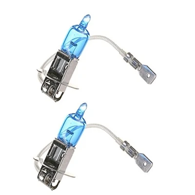 Immagine di Mintice 2 Pezzi H3 6000K Faro Alogeno Gas Xeno Lampada a Luce Bianco Lampadine 55W Auto Fendinebbia Sostituzione