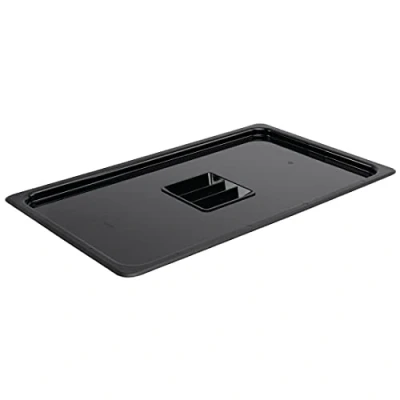 Immagine di Coperchio per contenitore gastronorm in Policarbonato Nero. 1/1 dimensioni