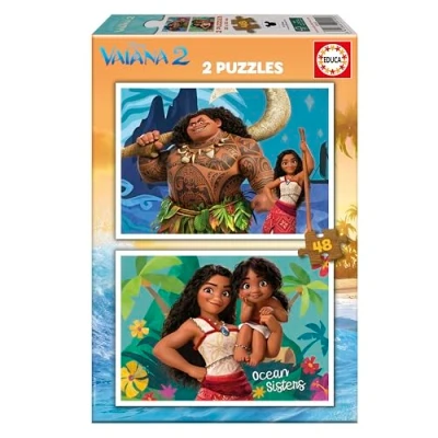 Immagine di Educa Puzzle 2x48 Vaiana 2. Consigliato dai 4 Anni in su (20102)