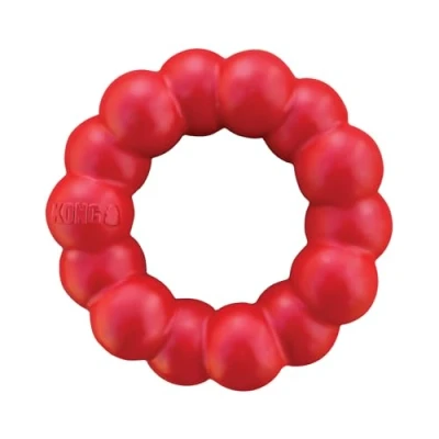 Immagine di KONG Ring Gioco per Cani in Gomma Resistente da Masticare di Taglia Media/Grande
