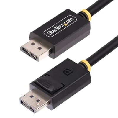 Immagine di StarTech.com cavo DisplayPort 2.1 da 1m, DP80 certificato VESA con UHBR20/HDR/DSC 1.2a/HDCP 2.2, 16K/8K 60Hz