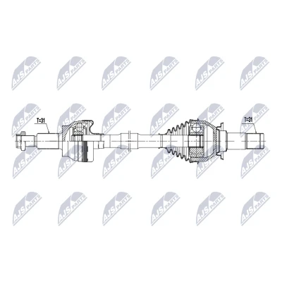 Immagine di Albero motore/Semiasse NTY NPW JG 012