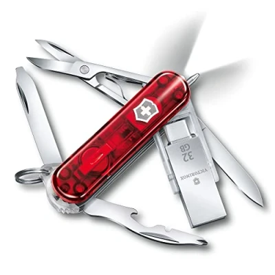 Immagine di Victorinox, Midnite Manager@work, Coltellino Svizzero, Originale, Multiuso, Campeggio, 11 Funzioni, Lama, piccola, Spelafili