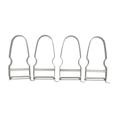 Immagine di Fackelmann FCK21729, Set di 4 pelapatate, Acciaio Inossidabile, Rasoi Verdure, 18 x 12 2 cm