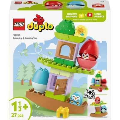 Immagine di LEGO DUPLO L’Albero dell’Equilibrio, Casa Giocattolo 3 in 1 con Animali e Elementi Impilabili, Giochi Creativi Didattici per Bambini Bambine da 18 Mesi su, Metodo Educativo Montessori 10440