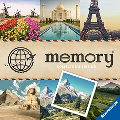 Immagine di Ravensburger Memory Viaggi Collector&#039;s Edition, 64 Tessere, Gio...