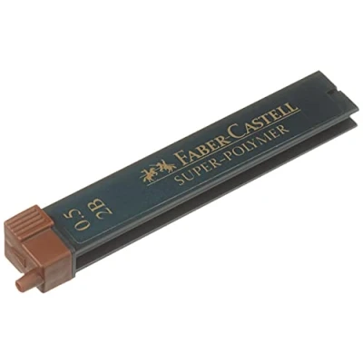 Immagine di FABER CASTELL CF12MINE SUPERPOLYMERS 2B 0 5 MM