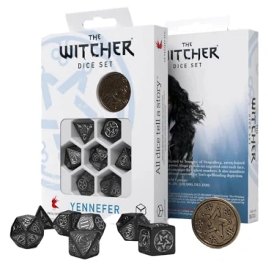 Immagine di Q Workshop WYE37 The Witcher Dice Set: Yennefer Obsidian Star (7), 295 x 85 mm