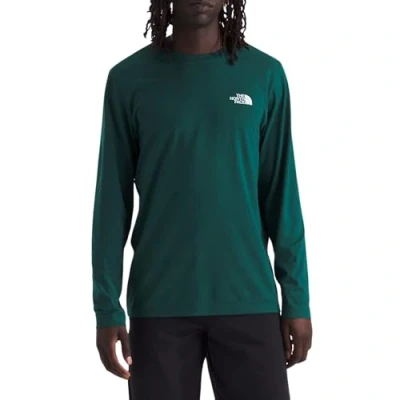 Immagine di The North Face Simple DOME TEE Maglietta a manica lunga, Uomo, Taglia: Large, Deep nori