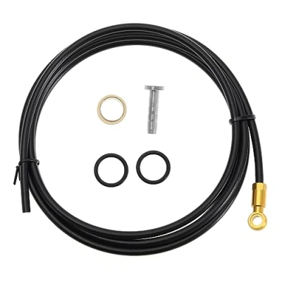 Immagine di SG Store 1 set di tubi dell&#039;olio per freni a cinque fili bicicletta compatibile con Shimano Deore SLX XT XTR Kit tubo freno disco idraulico Accessori bici