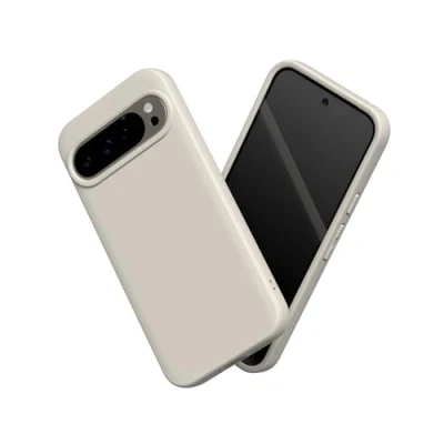Immagine di RhinoShield Case Compatible with [Pixel 9 Pro XL] SolidSuit Shock Absorbent Slim Design Protective Cover Premium Matte Finish 3.5M / 11ft Drop Protection Shell Beige