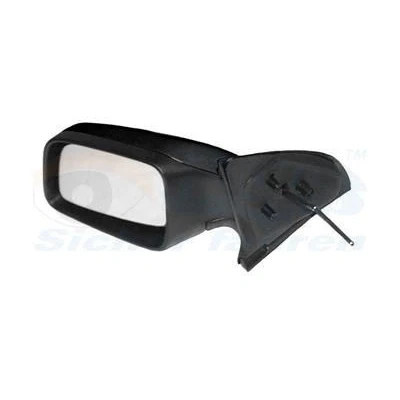 Immagine di Specchio retrovisore esterno Van Wezel 3742813 Sx nero completo, asferico, regolabile dall&#039;interno, Regolazione:tiranteria per veicolo con gu