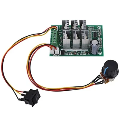 Immagine di Regolatore di Velocità del Motore Trifase, CC 5V 36V 15A Interruttore Reversibile Modulo Controllo Driver Brushless