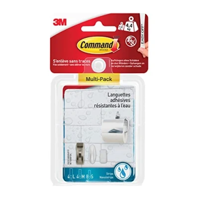 Immagine di 3M Strisce Command™, confezione multipla Contenuto: 16 Parti
