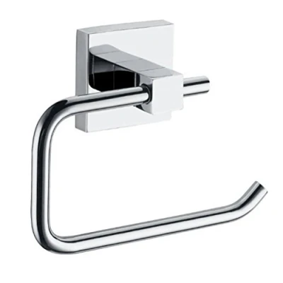 Immagine di Aothpher Modern Toilet rotolo di carta supporto a parete montato Bagno Tissue Rack in acciaio inox (base quadrata)