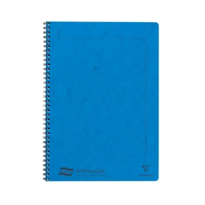 Immagine di Europa Wire Bound sul lato Notemaker, A4, foderato, 120 pagine blu