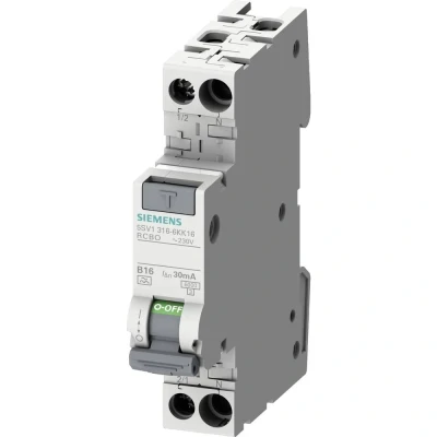Immagine di Siemens 5SV13167KK13 Magnetotermico e differenziale 2 poli 13 A 0.03 230 V