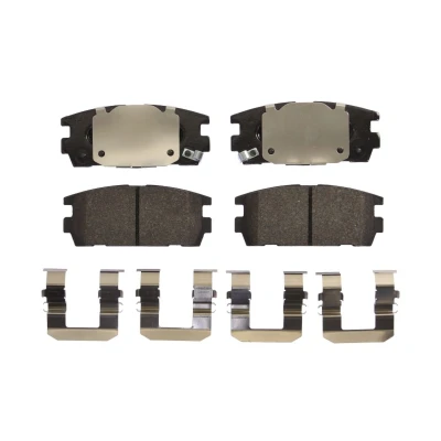 Immagine di FERODO PREMIER ECO FRICTION FDB1841 Kit pastiglie freno con segnalatore acustico usura fascetta/staffa accessori HYUNDAI: Terracan
