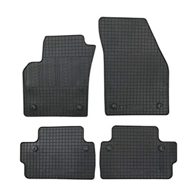 Immagine di AutoStyle CK RVO01 Set tappetino Gomma piena anteriore e posteriore 4 nero VOLVO: C30