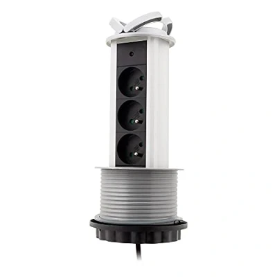 Immagine di Inotech, Blocchi cucina Block 3 16A prese retrattile Wired HO5VVF 3G1 1,60 M No., B00BW4VX5E
