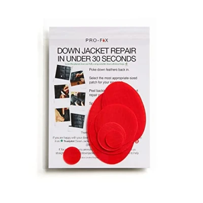 Immagine di Piumino Kit di Riparazione Patch (Autoadesivo) Rosso