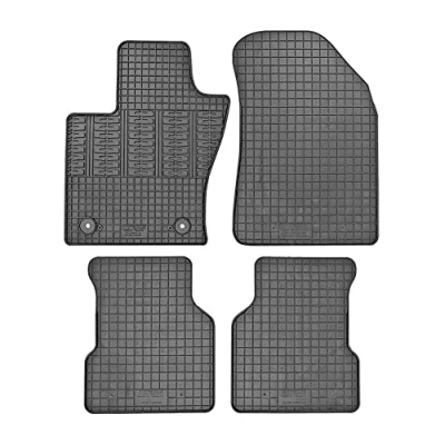Immagine di AutoStyle CK RAR01 Set tappetino Gomma piena anteriore e posteriore 4 nero