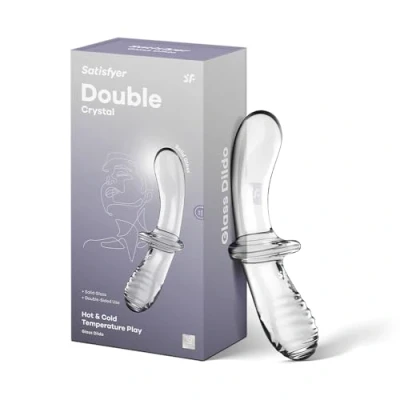 Immagine di Satisfyer Double Crystal Trasparente Dildo
