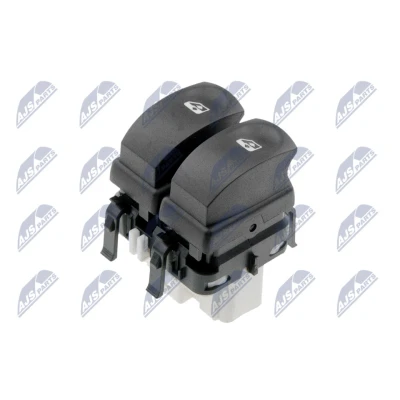 Immagine di NTY EWS RE 020 Interruttore, Alzacristallo anteriore Sx RENAULT: CLIO 3, TWINGO 2, 3 Kasten