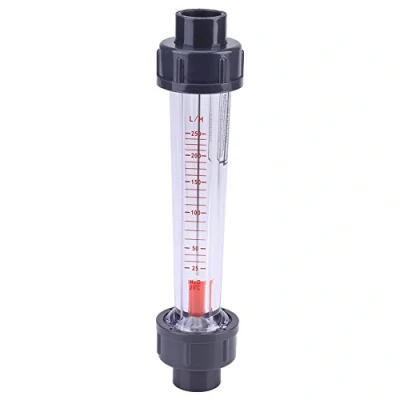 Immagine di Flussometro liquido rotametro a tubo in plastica tipo LZS 15 25 250 l/h flusso istantaneo acqua liquida DN15 1/2&quot;