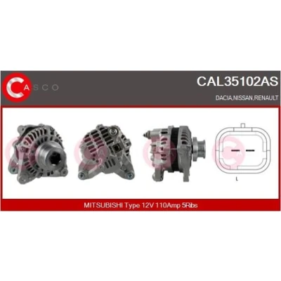 Immagine di CASCO CAL15241AS Alternatore 12V 90A PEUGEOT: 206 Hatchback, 206+ 807 MPV, CITROËN: Xsara Picasso, Berlingo / First I