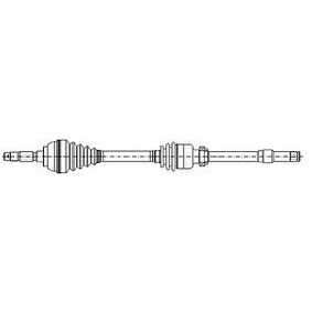 Immagine di METELLI 17 1391 Albero motore / Semiasse 1095mm 102,6mm FORD: Transit Custom V362 Van, Tourneo Bus, Bus