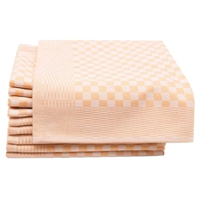 Immagine di ZOLLNER 10 strofinacci, 100% cotone, 46x70 cm super assorbenti e robusti canovacci lavabili a 60C qualità gastronomica certificati OEKO TEX®, quadretti d&#039;orati