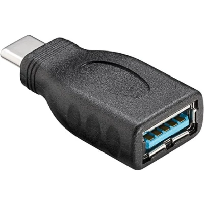 Immagine di Goobay 45395 Adattatore da USB C a 3.0 Tipo A, Nero