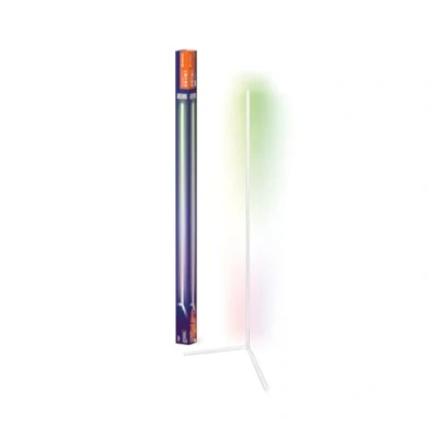 Immagine di LEDVANCE SMART+ WIFI piantana LED angolare, 140 cm, bianca, 14 W, 1170 lm, luce bianca e colorata regolabile, dimmerabile, funzione ritmo musicale, lunga durata, controllabile tramite app, 2700 6500K