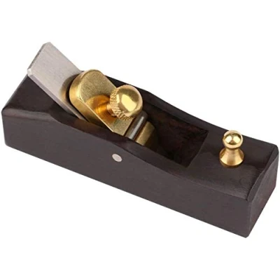 Immagine di mini piano in legno, piallatrice manuale per la lavorazione del piccola pialla fai da te falegnameria legno strumento rifinitura, piallatura levigatura delle