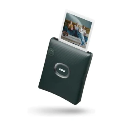 Immagine di Fujifilm instax SQUARE Link Midnight Green Stampante per Smartphone a Sviluppo Istantaneo, Stampe Personalizzate e Creative, Connettività Bluetooth, Dimensioni Pellicola 86 x 72 mm