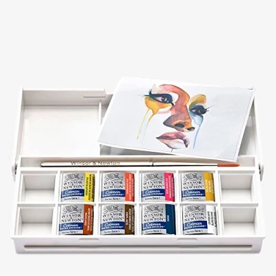 Immagine di Winsor &amp; Newton Cotman set Tascabile Ritratto, di colori