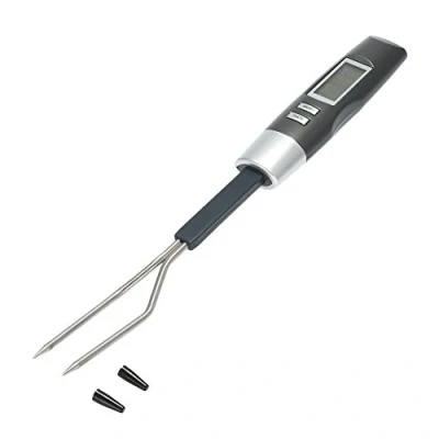 Immagine di Gladworts Termometro da Cucina Digitale, per Carne Lettura Istantanea con Doppia Sonda Lunga, Elettronico Tester Barbecue Alimenti Liquidi Latte