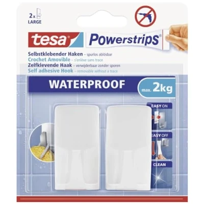 Immagine di tesa POWERSTRIPS® Ganci a prova dacqua Bianco Contenuto: 2 pz.