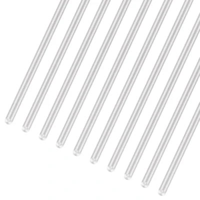 Immagine di LAVMHAB asta rotonda in alluminio 6063, 4 mm x 200 mm, alluminio, per modelli fai da te (10 pezzi)