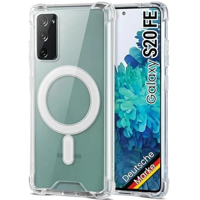 Immagine di JProtect Custodia Magnetica per Samsung Galaxy S20 FE MagSafe Custodia/antiurto Trasparente/Trasparente
