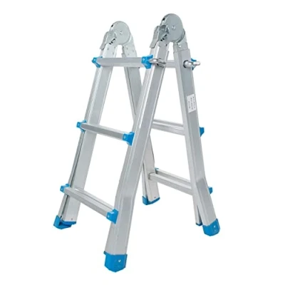 Immagine di TREPPE Scala articolata pieghevole telescopica multifunzione alluminio 4 x 3 gradini 2,86 m