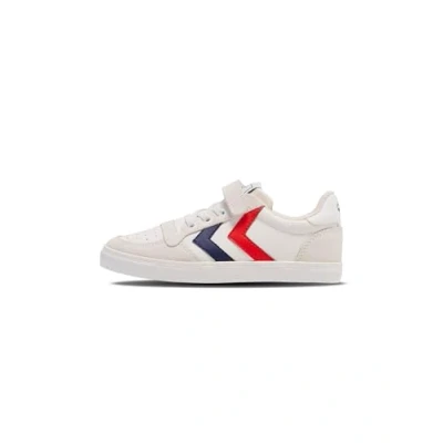 Immagine di hummel Slimmer Stadil Leather Low Jr, Scarpe da Ginnastica, Bianco, 33 EU