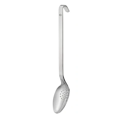 Immagine di RÖSLE Cucchiaio da portata forato, con gancio, in acciaio inossidabile 18/10, lavabile lavastoviglie, lunghezza 31,5 cm