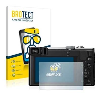 Immagine di brotect Pellicola Protettiva Vetro per Panasonic Lumix DMC TZ70 Protezione Schermo [Durezza Estrema 9H, Chiaro]
