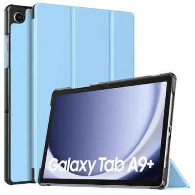 Immagine di TiMOVO Custodia Compatibile con Samsung Galaxy Tab A9+/A9 Plus 11&quot; 2023 SM X210/X216/X218, Sottile e Leggero, Cover Protettiva a Guscio Posteriore Rigido per A9+, Azzurro