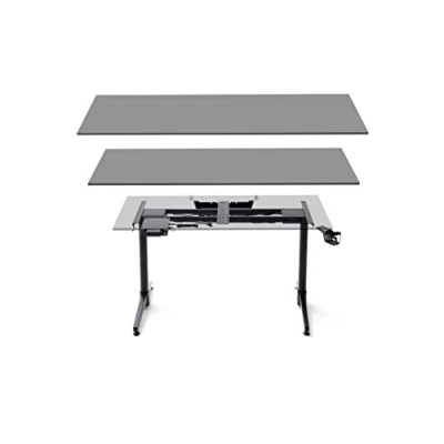 Immagine di Robas Lund 40180GS3 Tavolino da scrivania Regolabile in Altezza, Nero, DX Racer 7